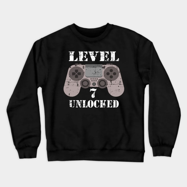 Level 7 Unlocked Crewneck Sweatshirt by RW